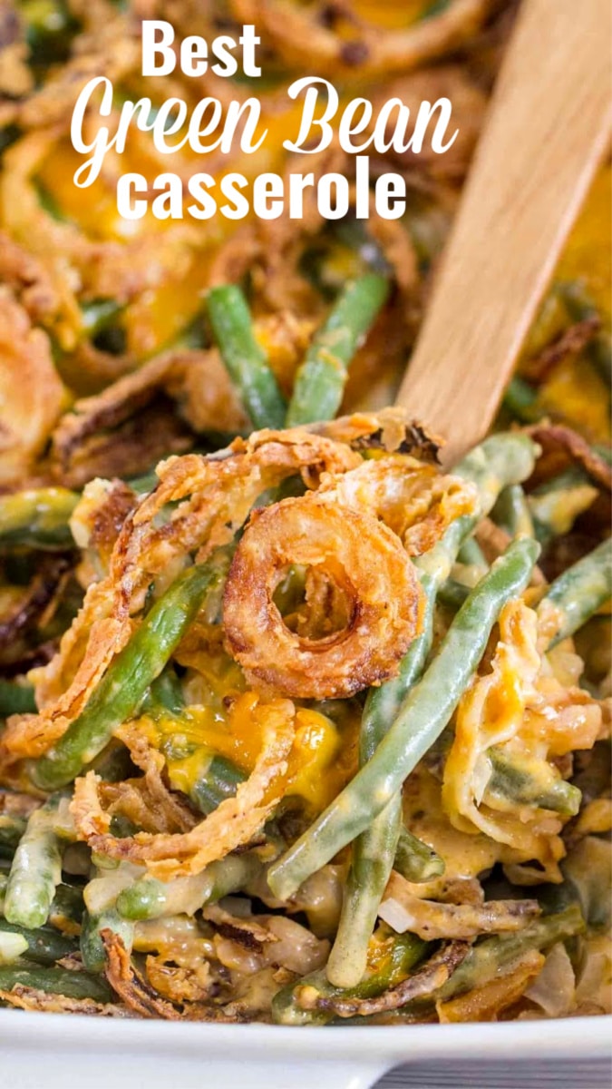 Easy Green Bean Casserole Recipe [VIDEO] - Sweet and Savory Meals