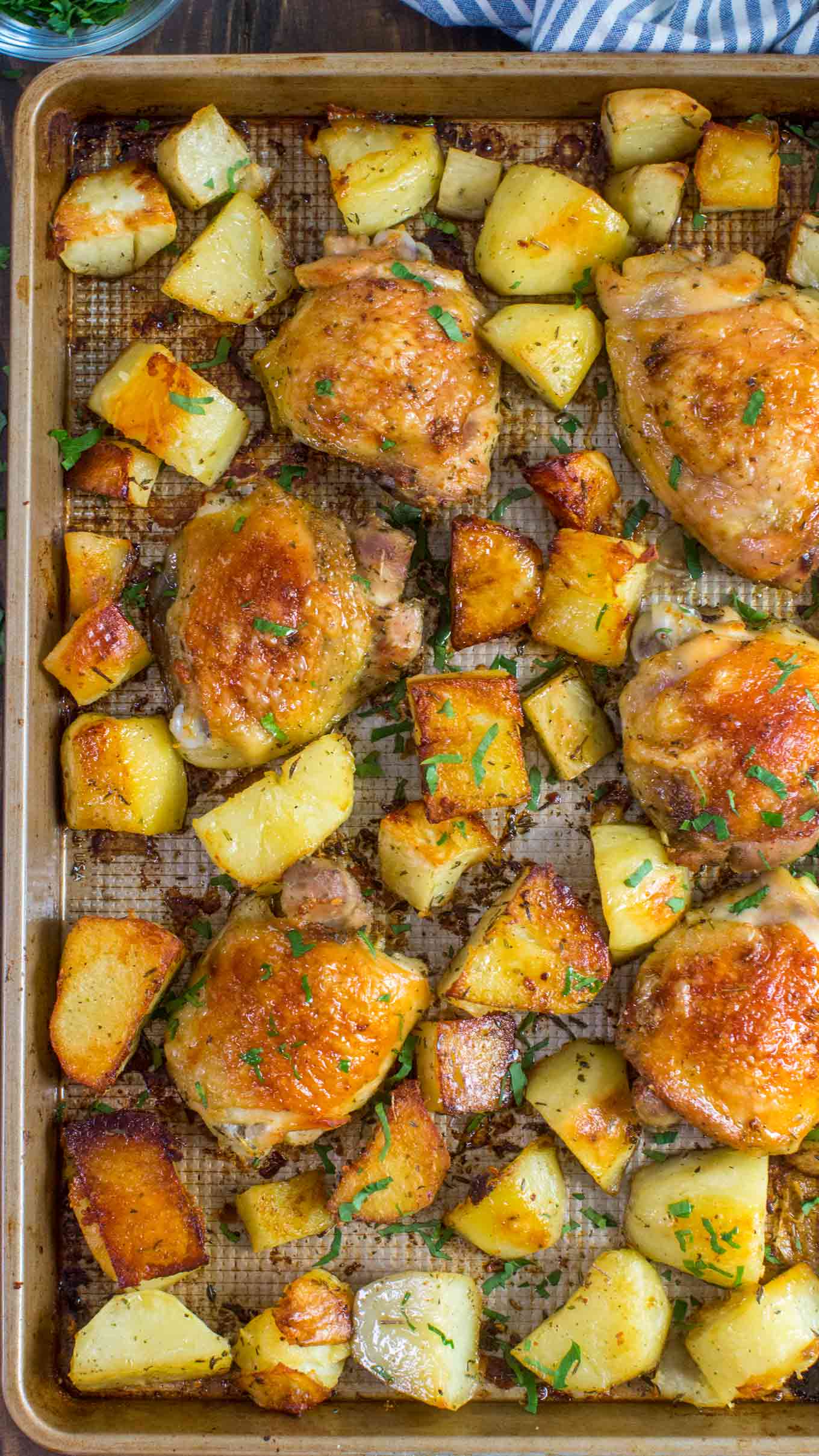 Chicken and Potatoes Recipe - 5 Ingredients Only! - S&SM