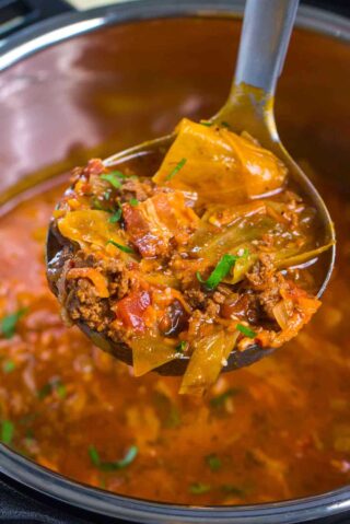 instant pot cabbage roll soup