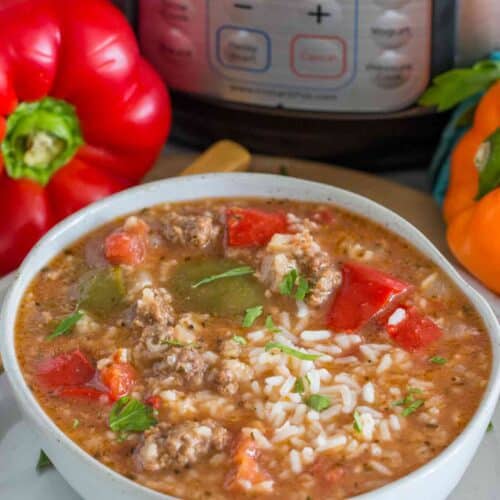 instant pot stuffed pepper soup