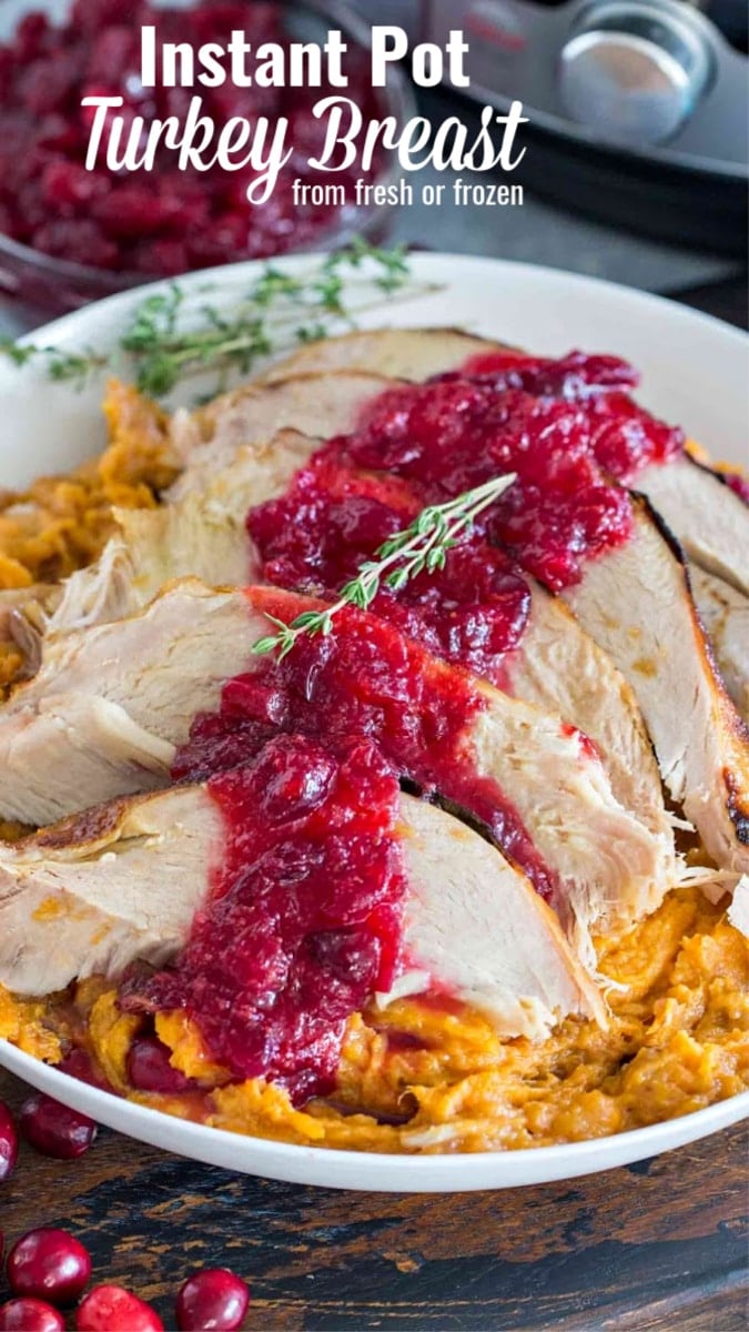 Instant Pot Turkey Breast Recipe Frozen or Fresh VIDEO Sweet