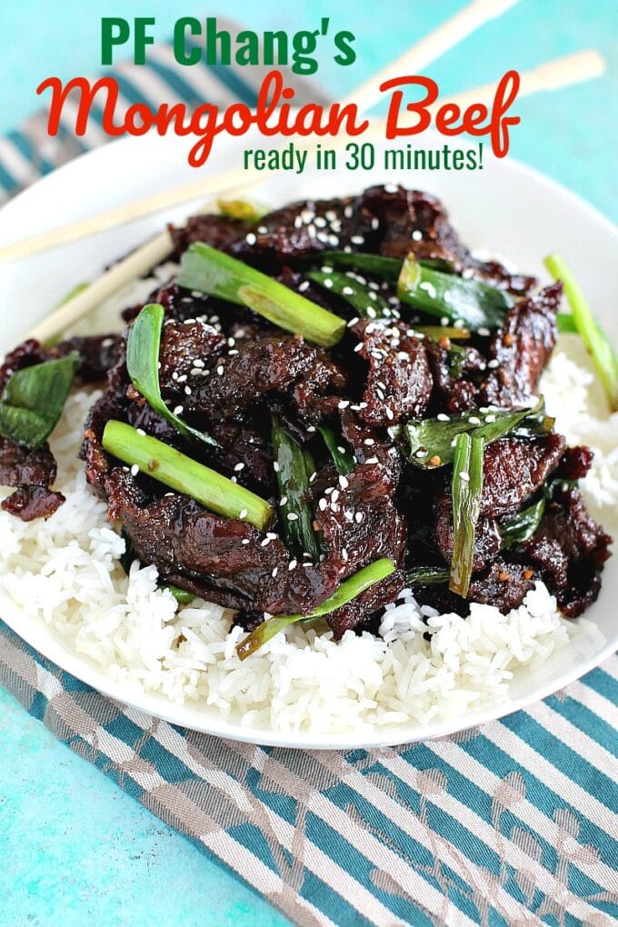 PF Chang's Mongolian Beef Recipe - Copycat - Sweet and Savory Meals