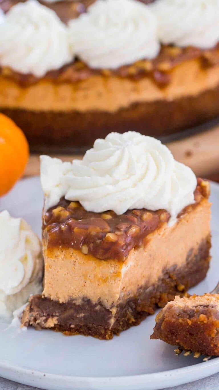 Pecan Pie Pumpkin Cheesecake