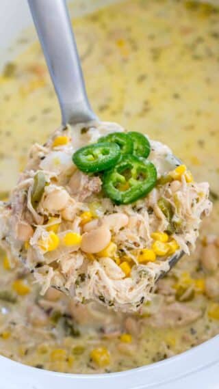 Slow Cooker White Turkey Chili Recipe