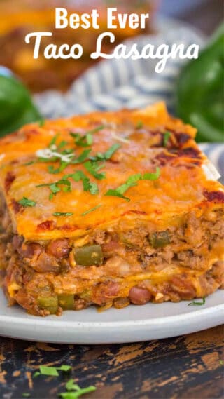 Best Taco Lasagna Recipe [VIDEO] - Sweet and Savory Meals