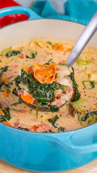 Tuscan Chicken Tortellini Soup Recipe