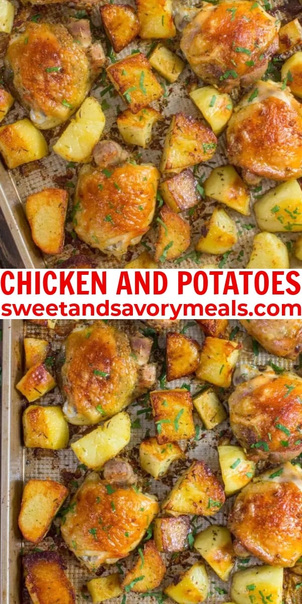 easy chicken and potatoes pin