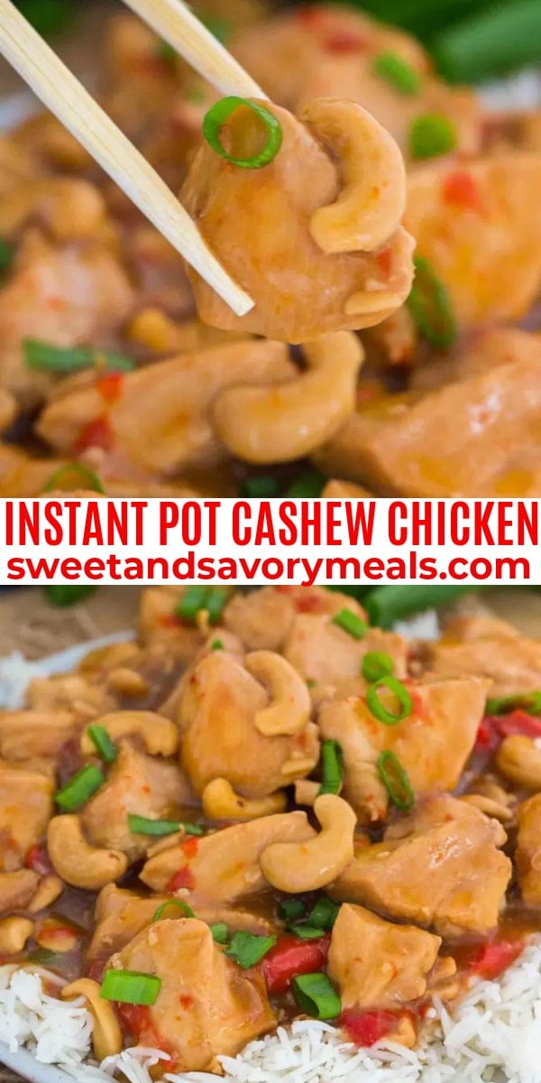 easy instant pot cashew chicken pin