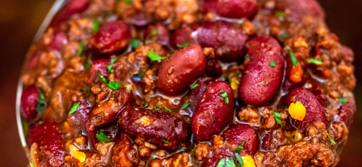 Photo of instant pot chili.