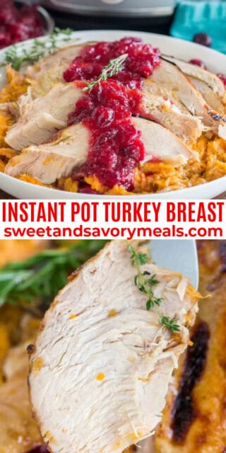 Instant Pot Turkey Breast Recipe: Frozen or Fresh [VIDEO] - Sweet and ...