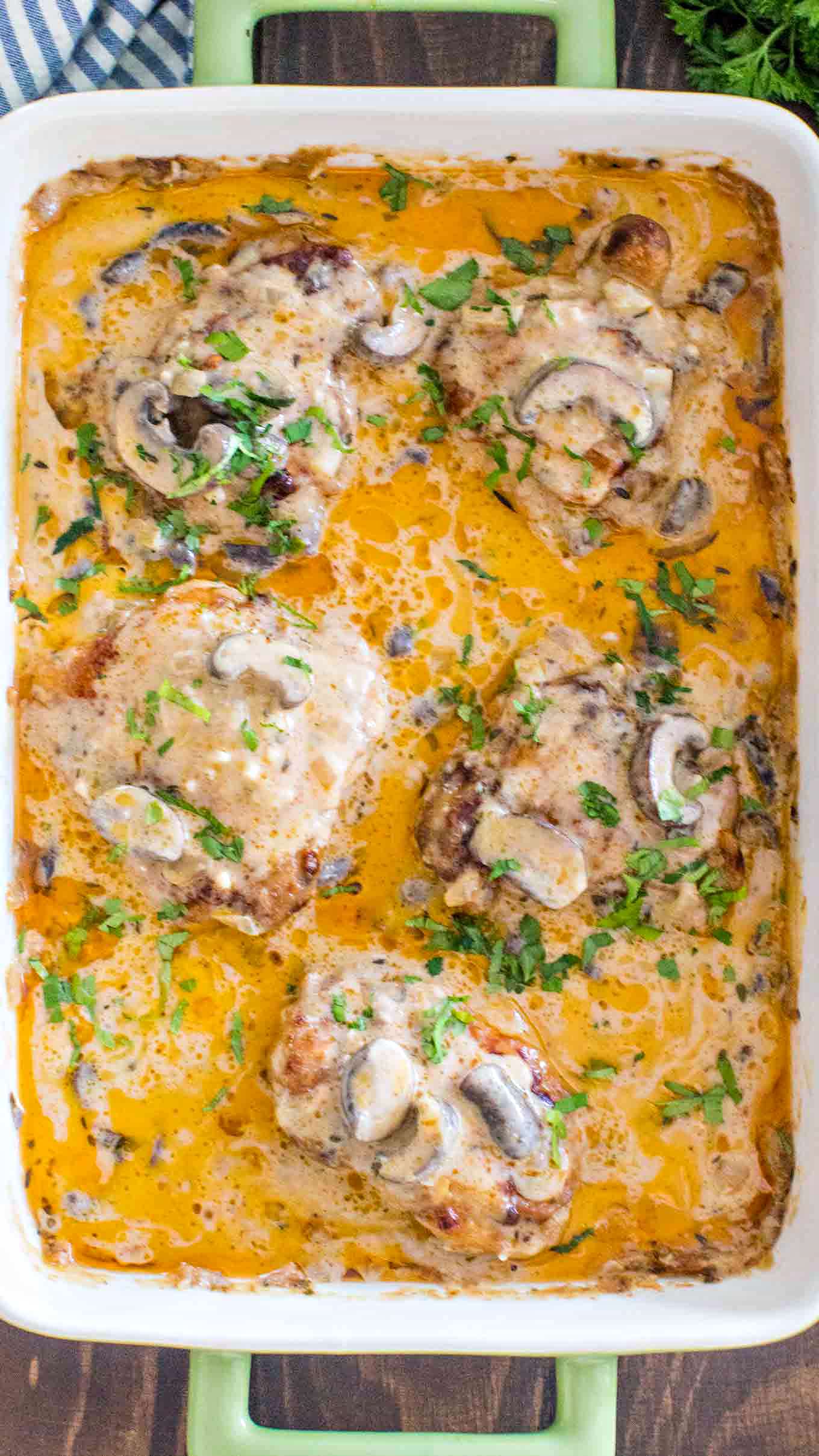 Creamy Chicken and Mushroom Casserole [Video] - Sweet and Savory Meals