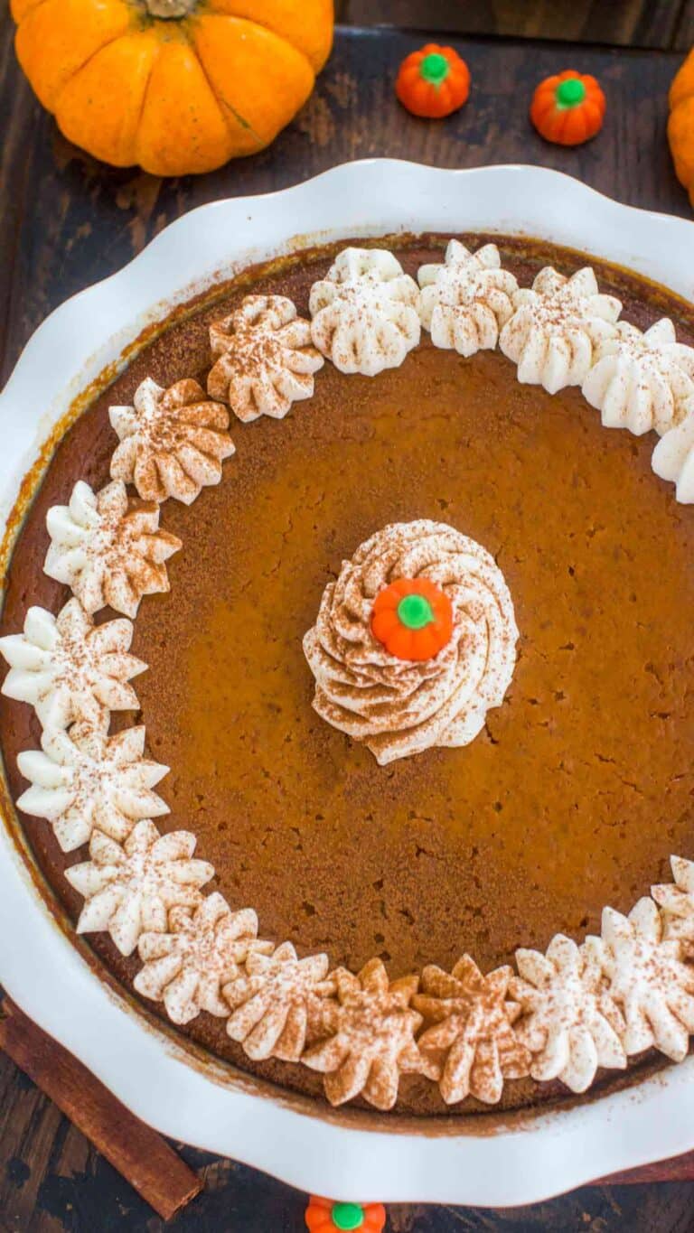 Crustless Pumpkin Pie