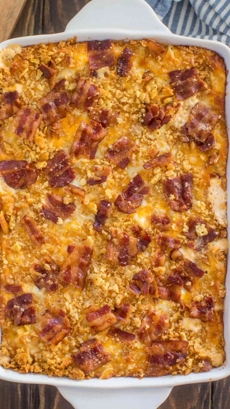 Mac and Cheese Casserole (Easy Comforting Dinner!) - S&SM