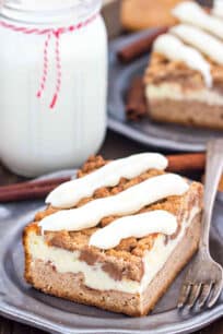 Snickerdoodle Cheesecake Bars