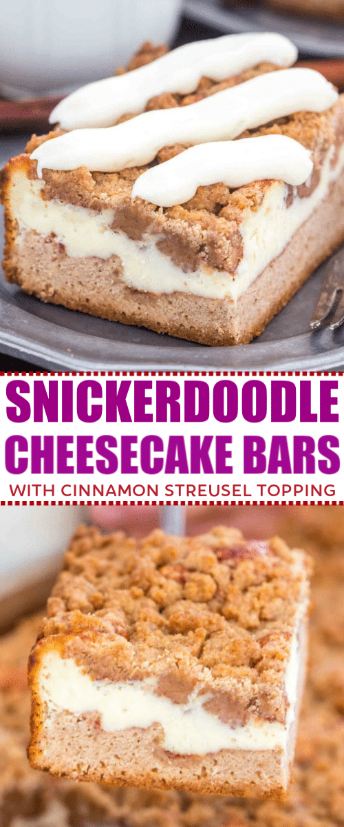 Snickerdoodle Cheesecake Bars
