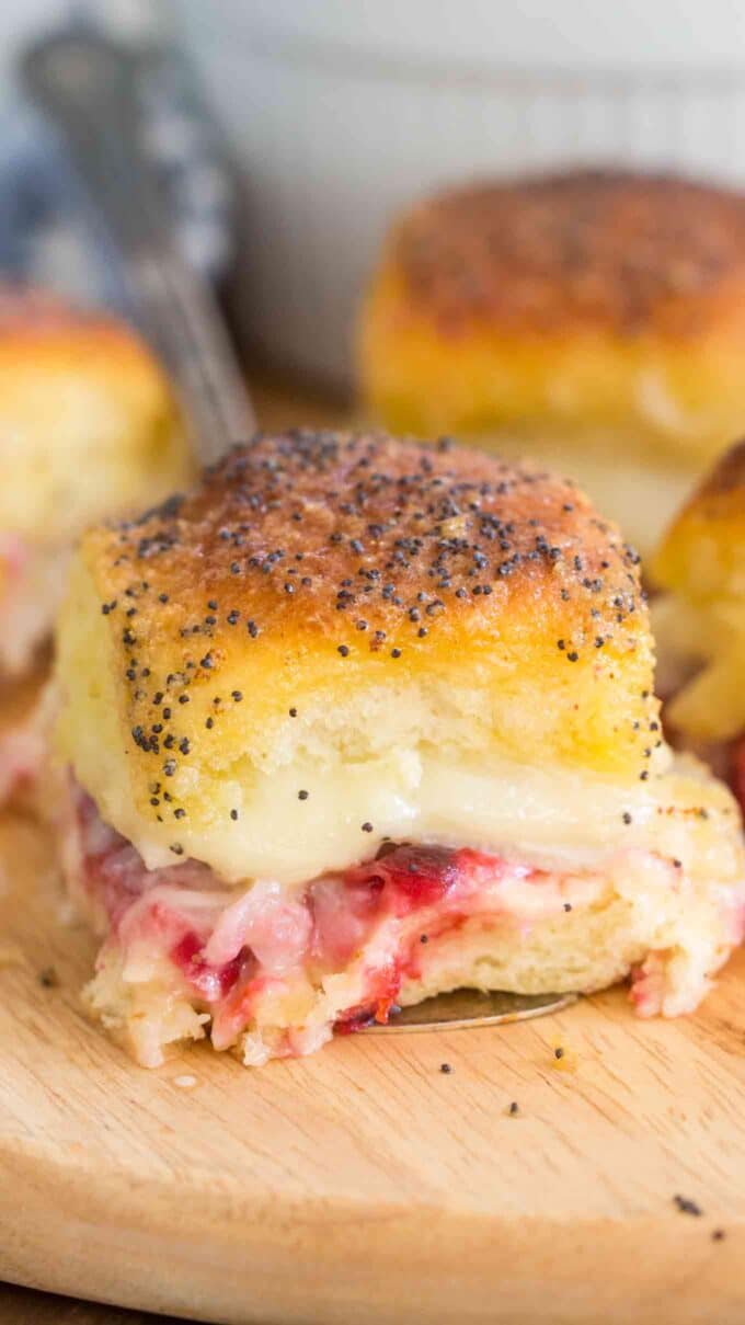 Cheesy Turkey Sliders