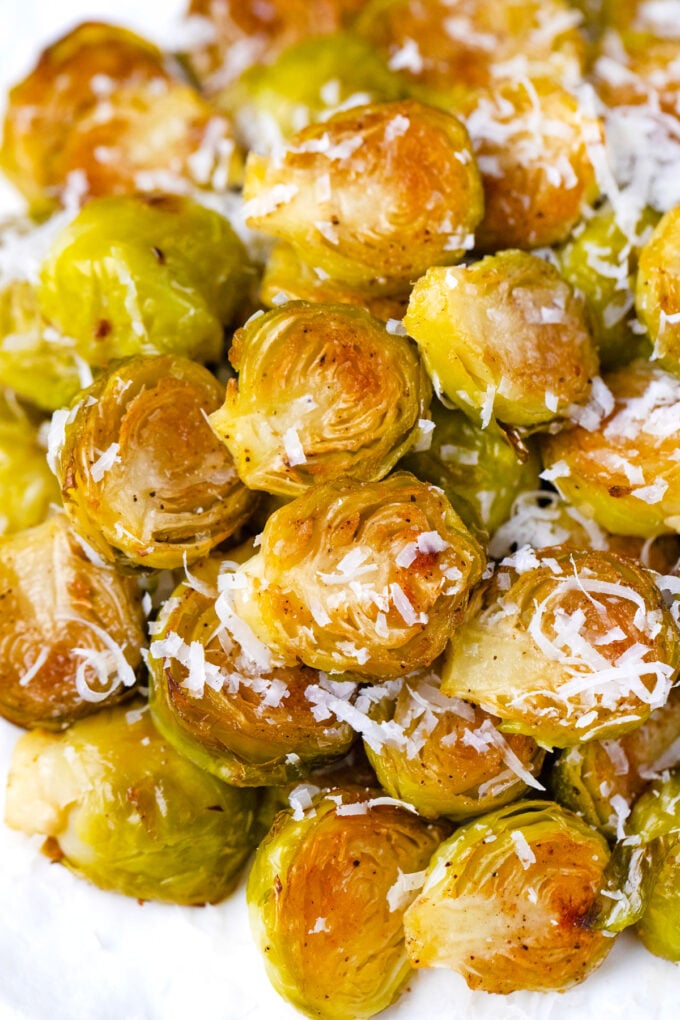 Crispy roasted Brussels sprouts