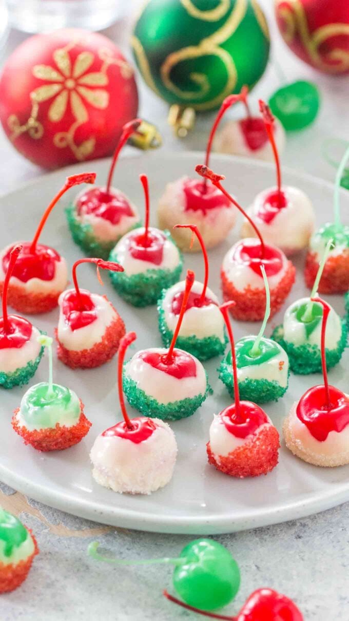Best Christmas cookies: Christmas Drunken Cherries