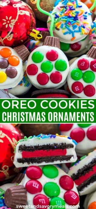 Christmas Oreo Ornaments - Sweet and Savory Meals