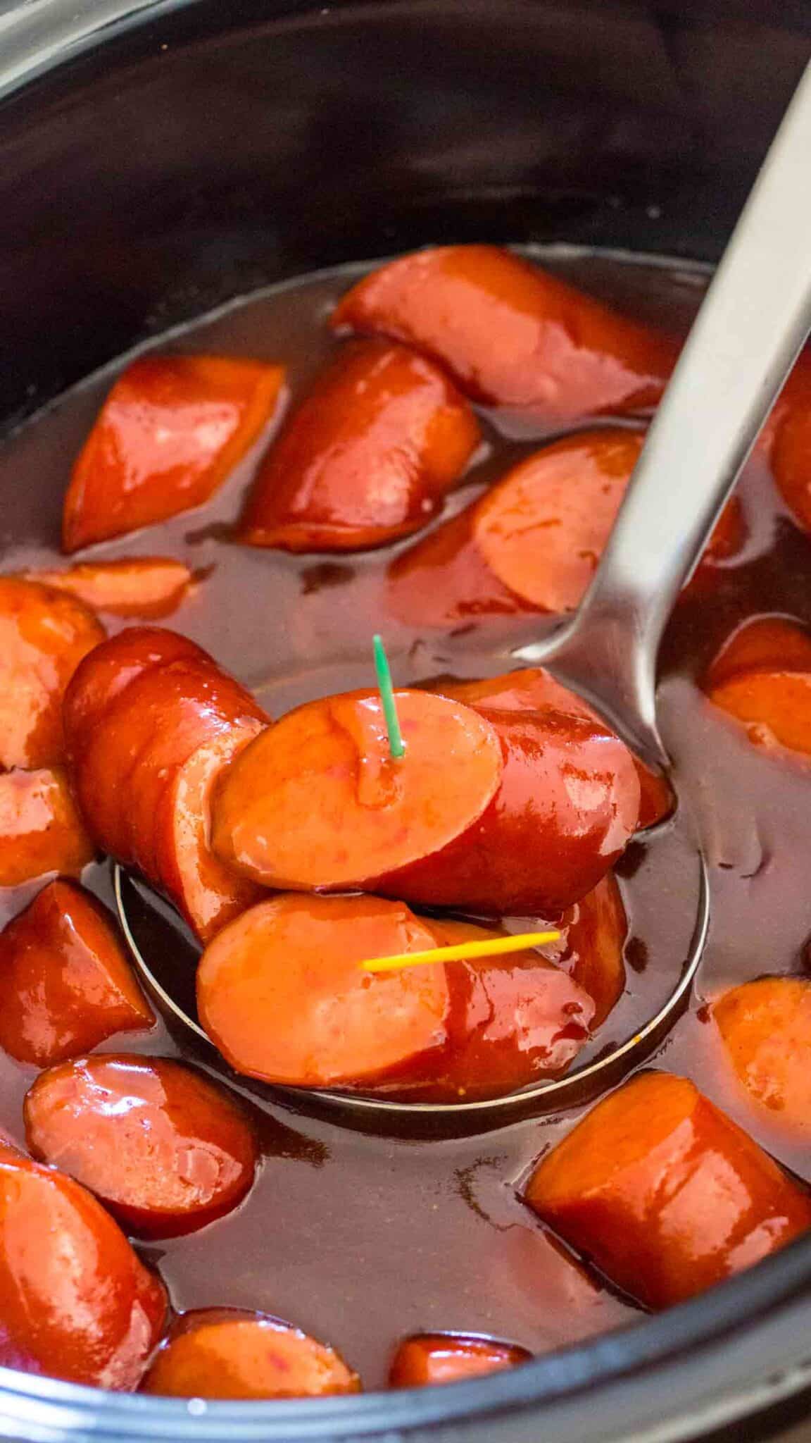 Slow Cooker Kielbasa [VIDEO] Sweet and Savory Meals