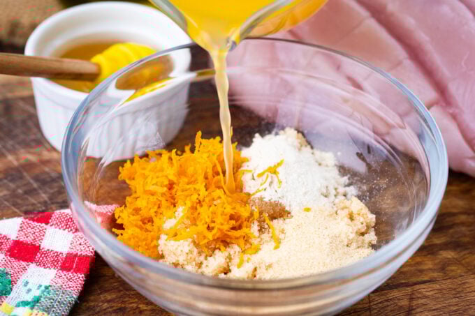 Orange zest rub for turkey breast.