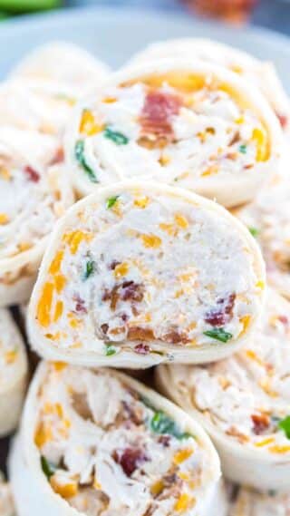 Bacon Cheddar Ranch Pinwheels