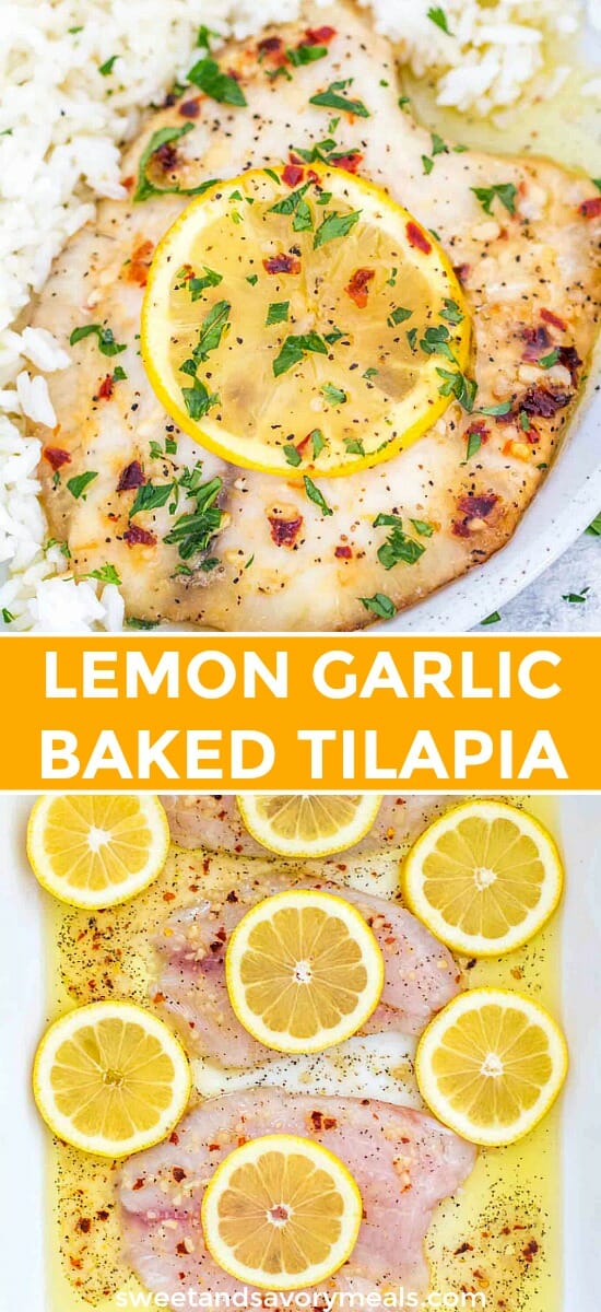Baked Lemon Garlic Tilapia