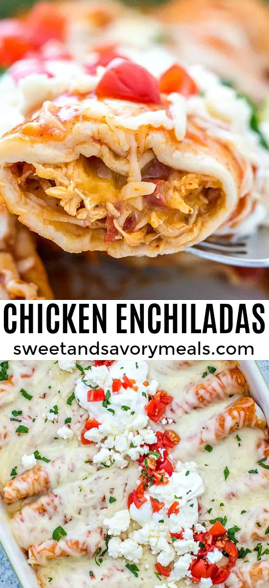 Homemade Chicken Enchiladas Recipe
