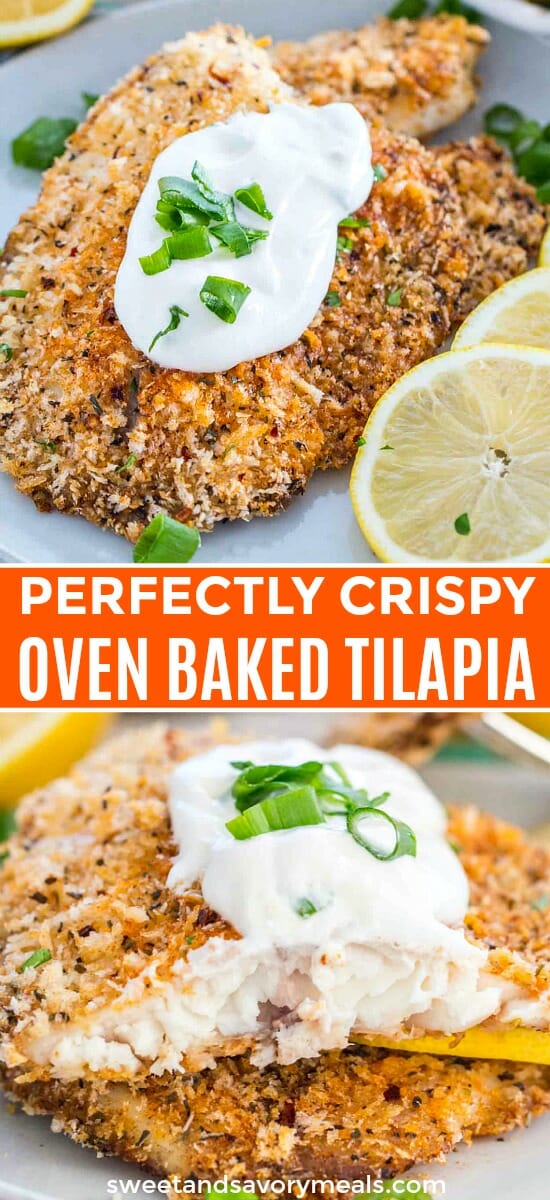 Crispy Oven Baked Tilapia