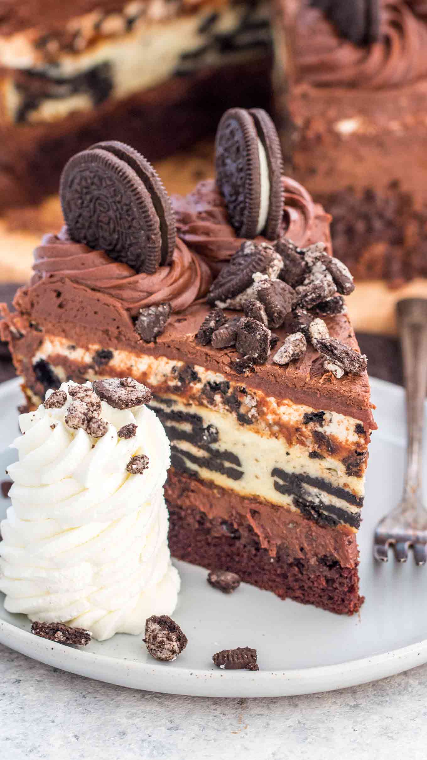 Cookies and Cream Cheesecake Cake - Recipe Girl®
