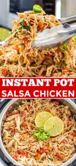Instant Pot Salsa Chicken - Sweet and Savory Meals