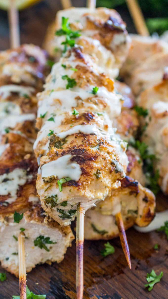 Keto Italian Chicken Skewers - Sweet and Savory Meals