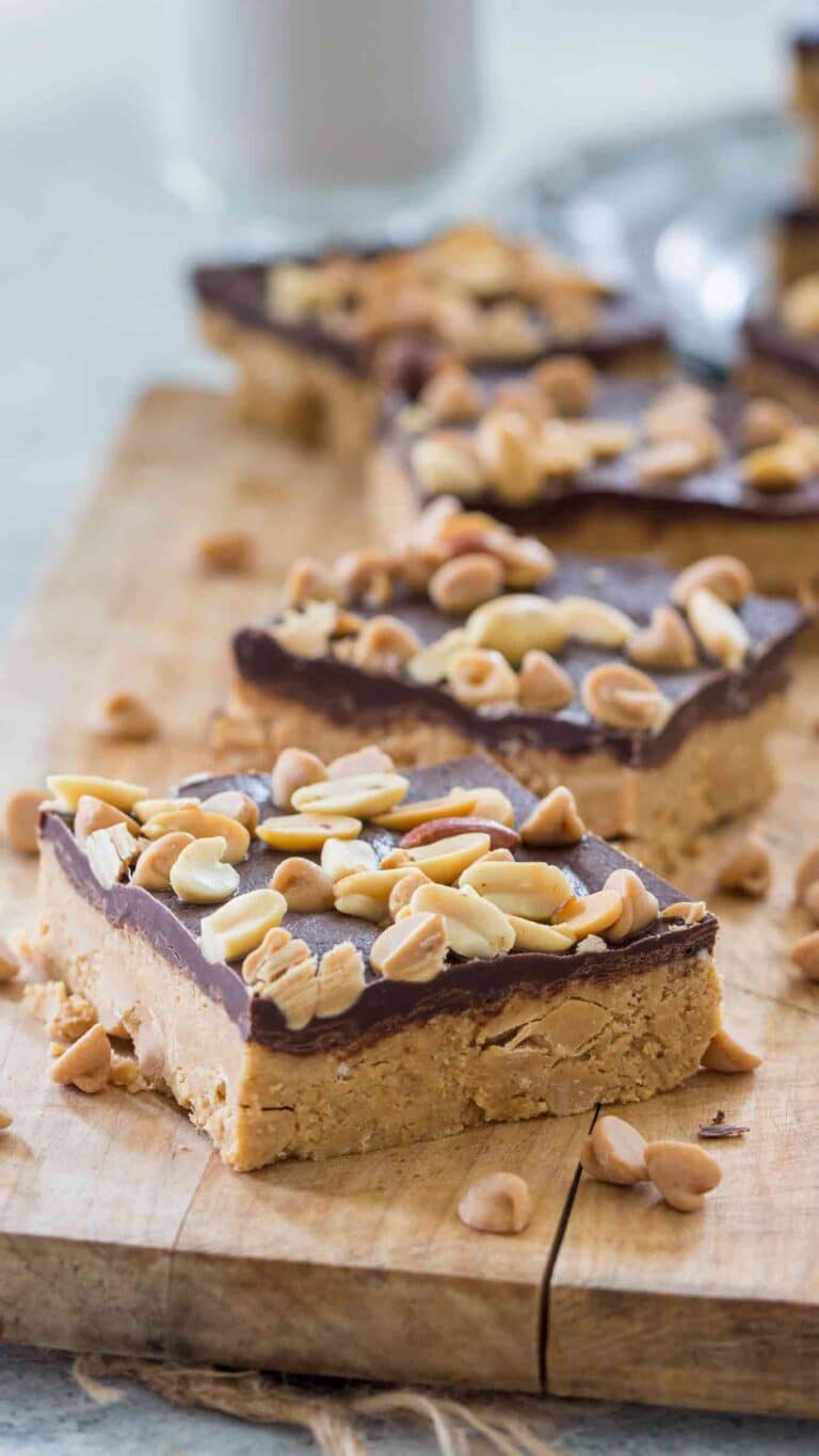 No Bake Peanut Butter Bars