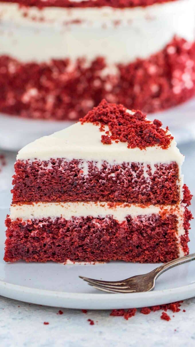 Red Velvet Cake with Cream Cheese Frosting