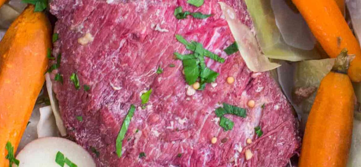 Slow Cooker Corned Beef with Cabbage