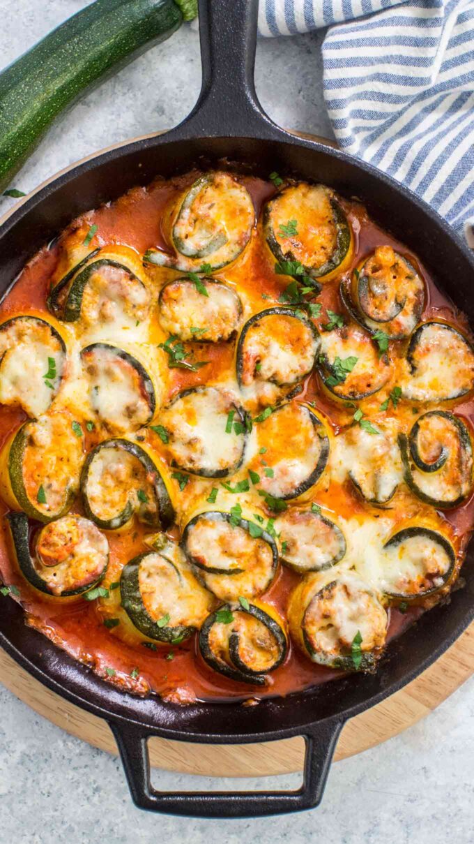 Zucchini Lasagna Roll Ups Video Sweet And Savory Meals