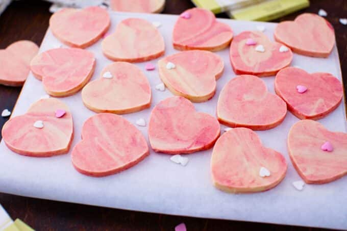 ombre pink white chocolate fudge