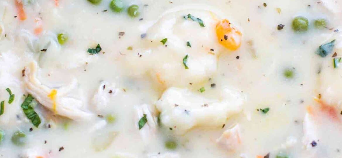 Best Crockpot Chicken and Dumplings from Scratch