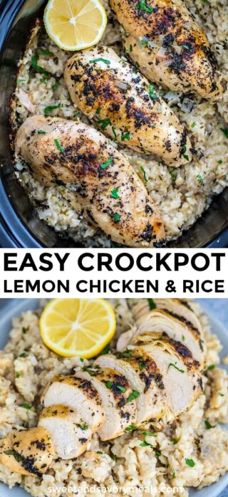 Crockpot Chicken and Rice Recipe [VIDEO] - S&SM