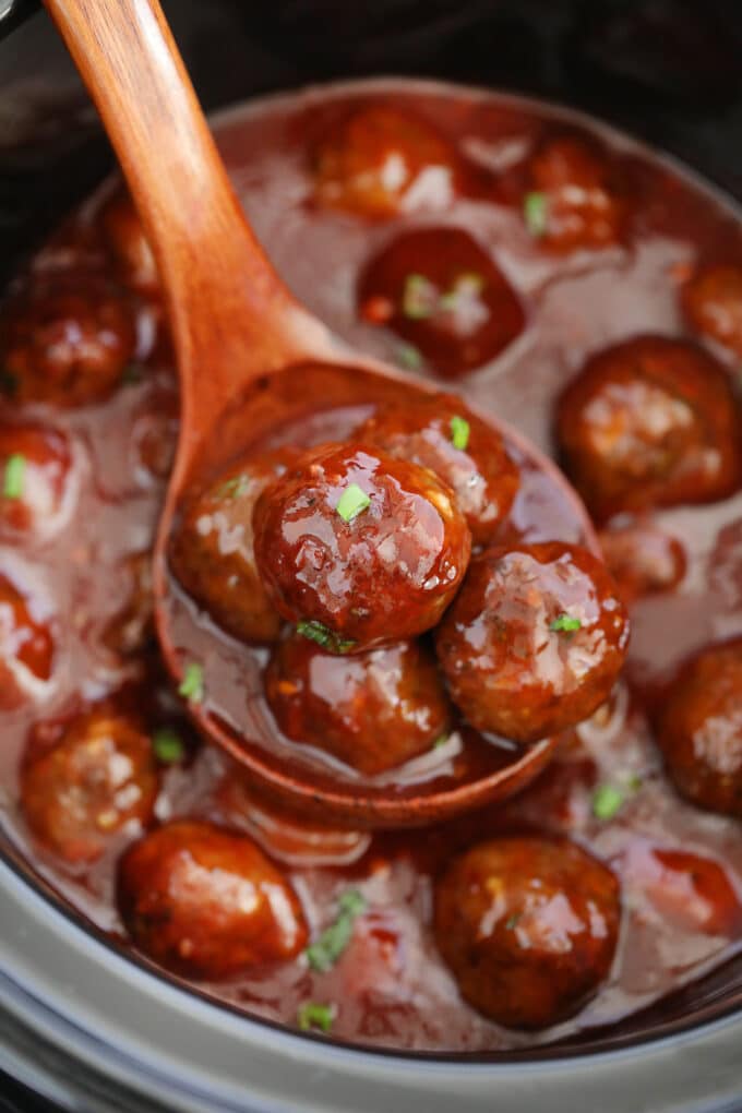 Best BBQ Crockpot Meatballs - Sweet and Savory Meals