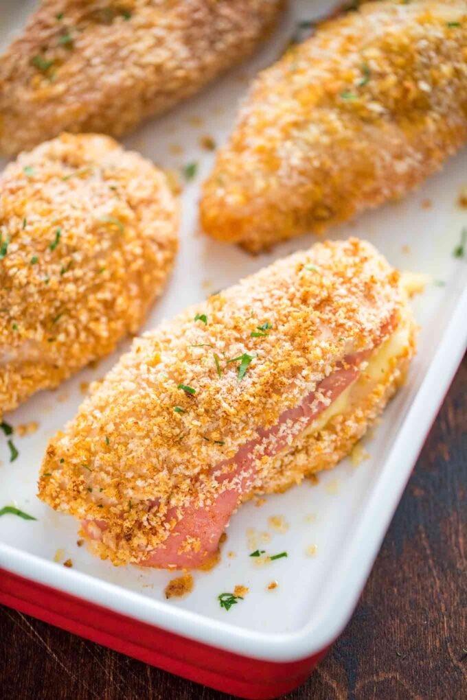 Baked Chicken Cordon Bleu - Sweet and Savory Meals