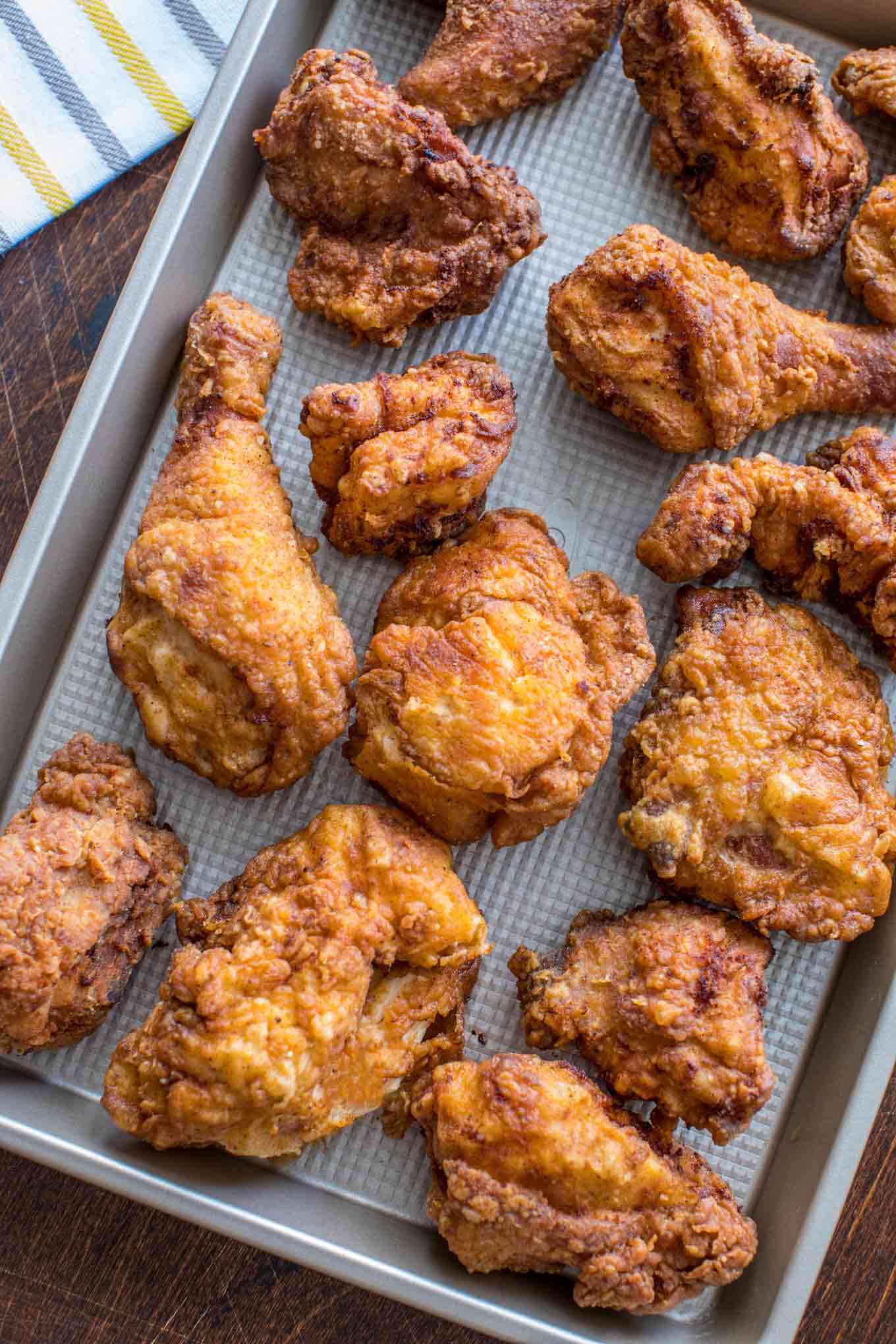 How do you make fried chicken breading more “craggley”? : AskCulinary