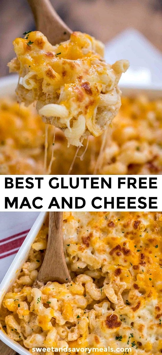 Best gluten free mac and cheese casserole image for pinterest.