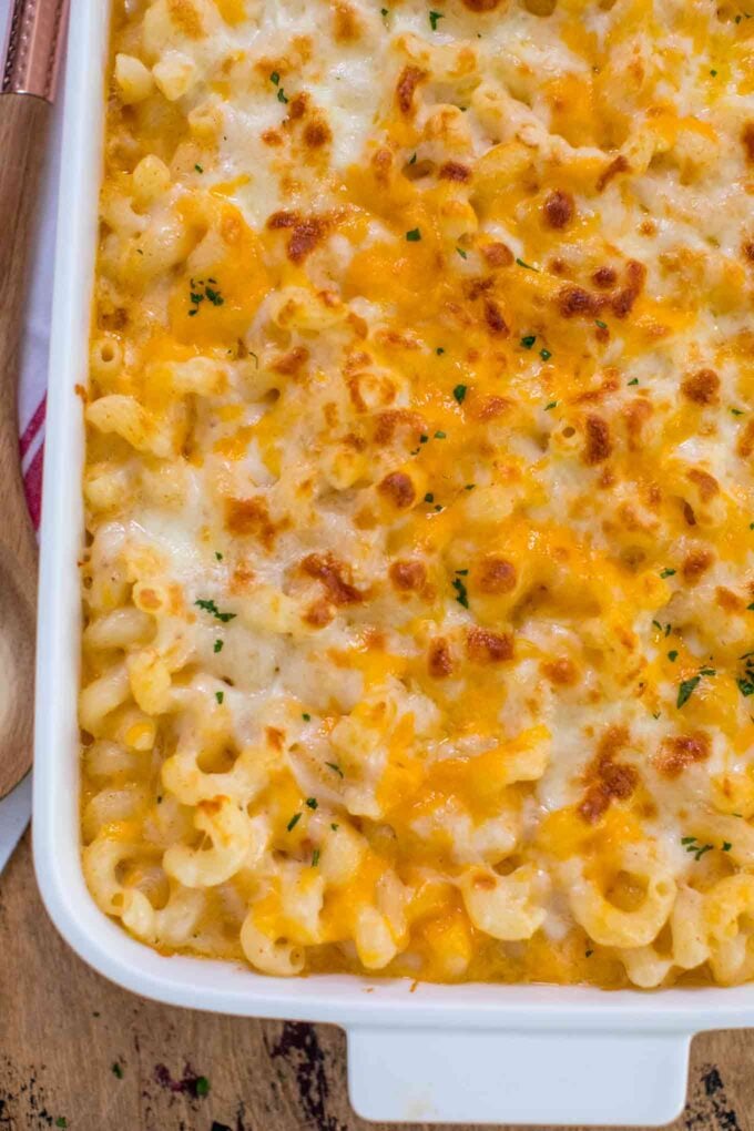 Gluten free mac and cheese casserole. 