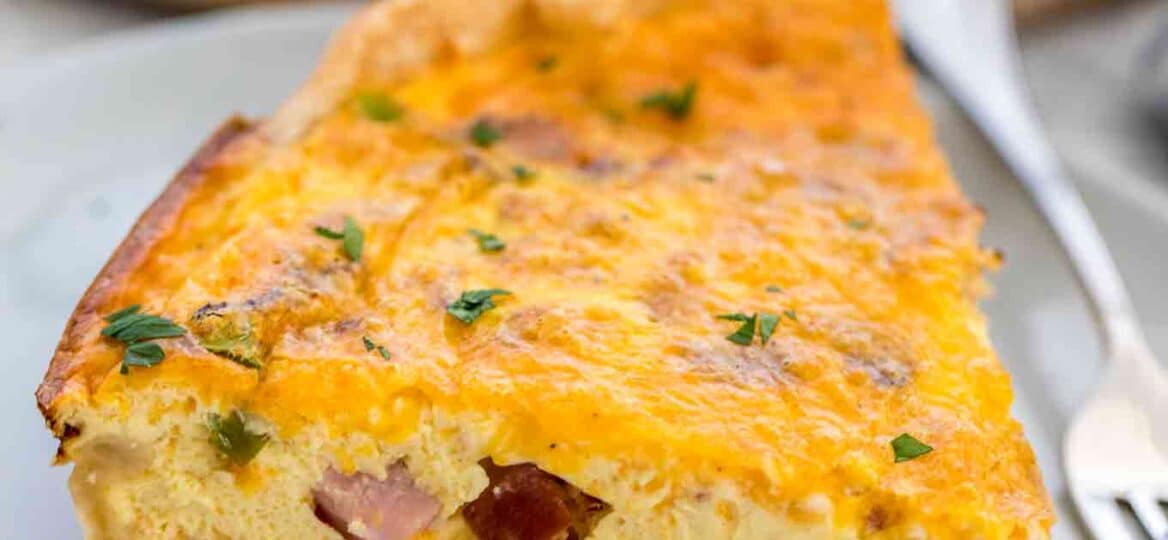 Ham and Cheese Quiche