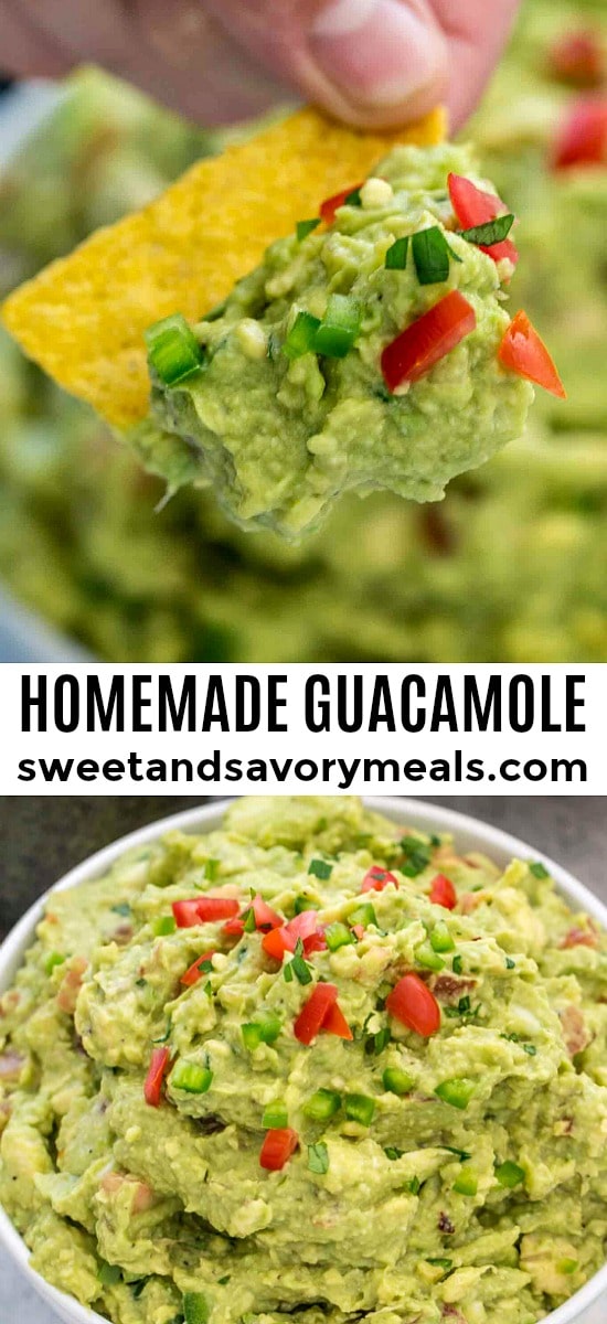 Homemade Guacamole Recipe from Scratch