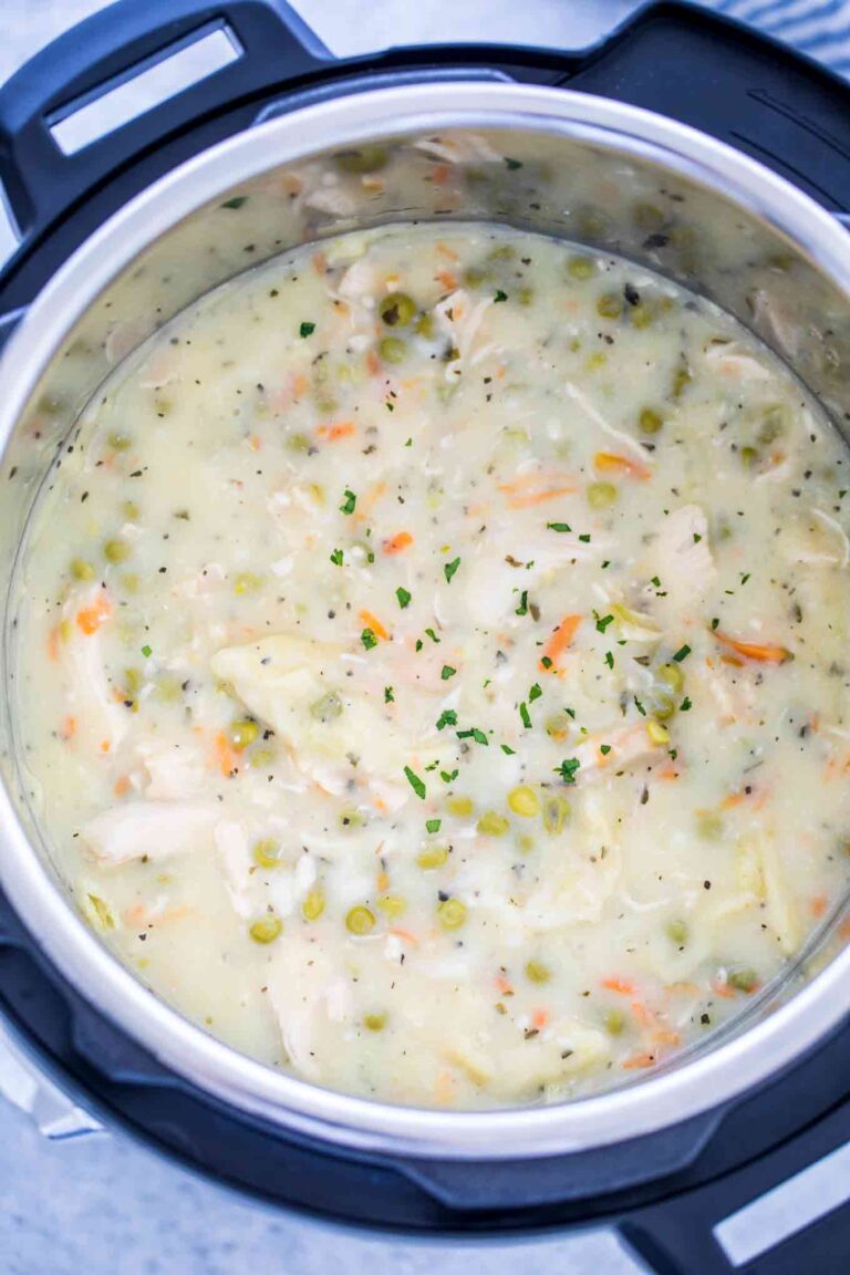 Instant Pot Chicken and Dumplings - Sweet and Savory Meals