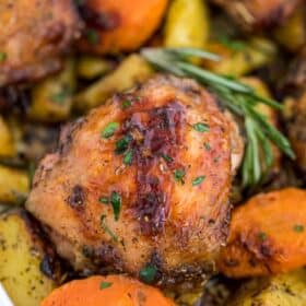 Italian Chicken and Potatoes with Carrots
