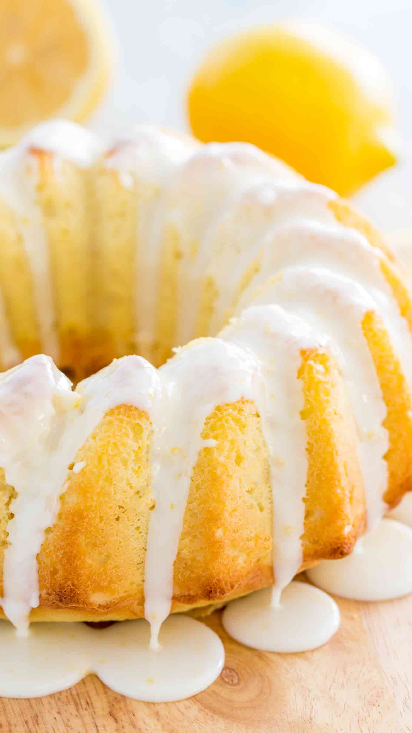 Meyer Lemon Bundt Cake - Sugar Dish Me