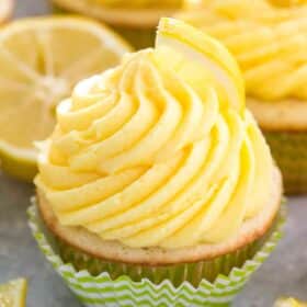 Homemade Lemon Cupcakes